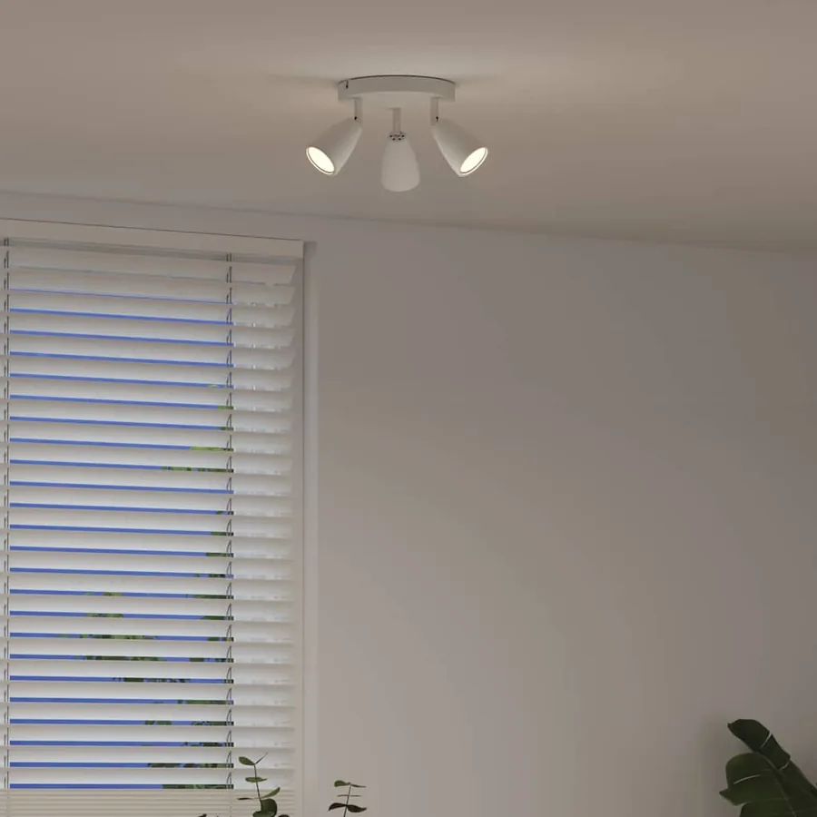 Spot de plafond Blanc 19 x 19 x 14,5 cm Métal - 4