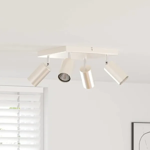 Spot de plafond Nickel 26 x 26 x 16 cm Métal