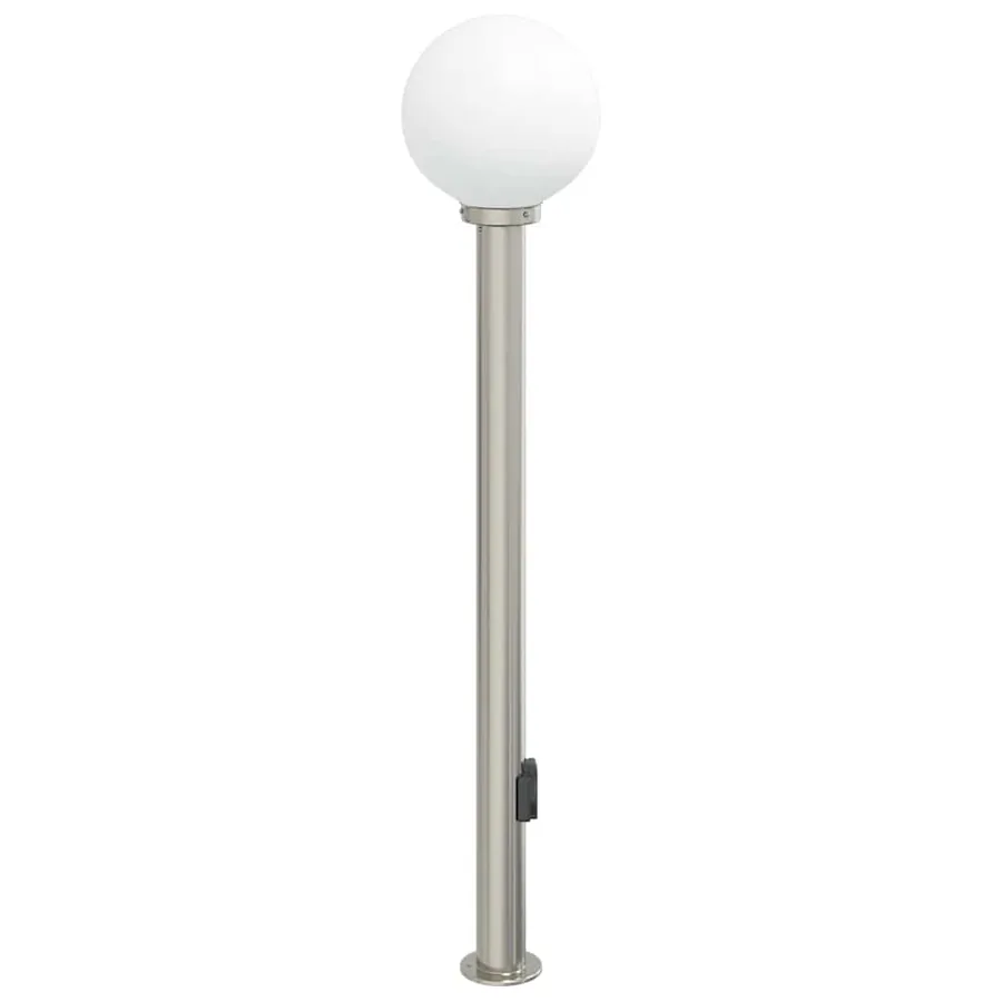 Borne lumineuse avec sortie 120 cm en acier inoxydable IP44 - 4