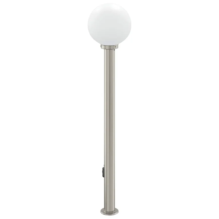 Borne lumineuse avec sortie 120 cm en acier inoxydable IP44 - 5