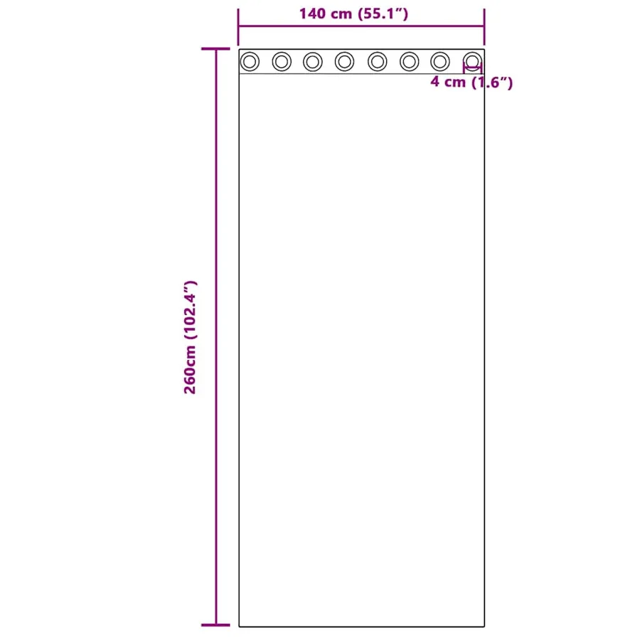 Rideaux en velours 2 pcs Gris 260 x 140 cm Velours - 8