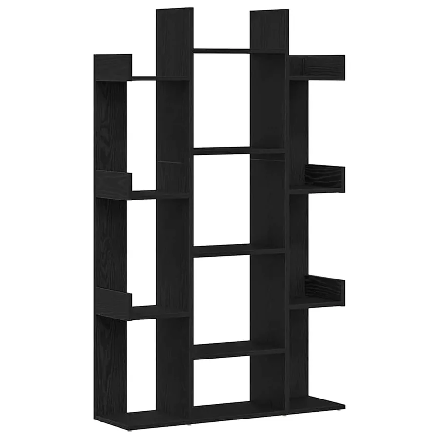 Bibliothèque Chêne noir 86 x 25,5 x 140 cm Bois d'ingénierie - 2