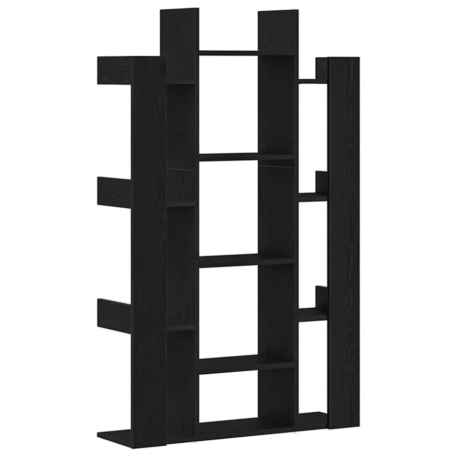 Bibliothèque Chêne noir 86 x 25,5 x 140 cm Bois d'ingénierie - 7