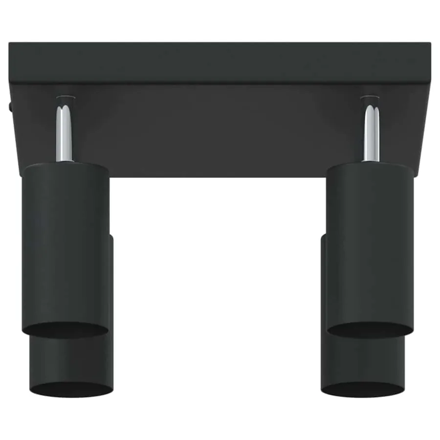 Spot de plafond avec des projecteurs Noir 26 x 26 x 16 cm Métal - 7