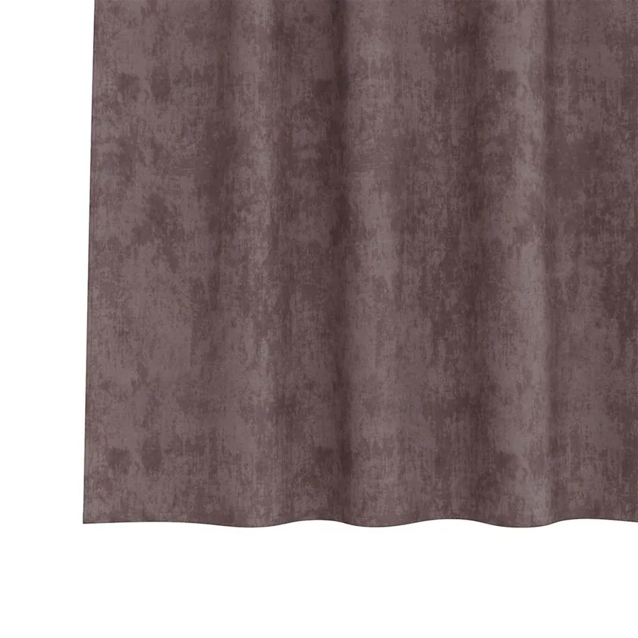 Rideaux en velours 2 pcs Marron 245 x 140 cm Velours - 6