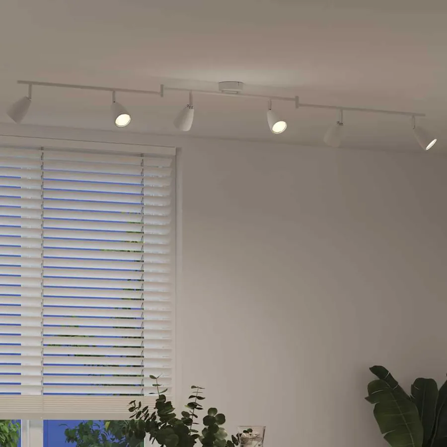 Spot de plafond Blanc 176,5 x 12,5 x 13,5 cm Métal - 4