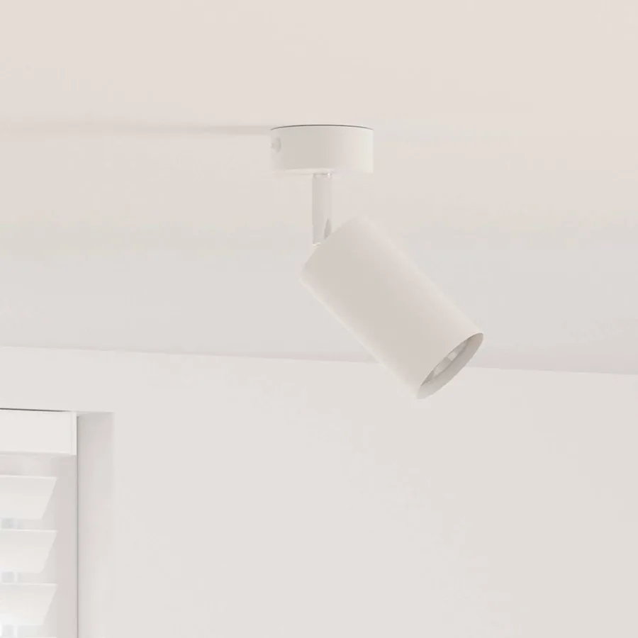 Spot de plafond avec des projecteurs Blanc 6 x 6 x 16 cm Métal