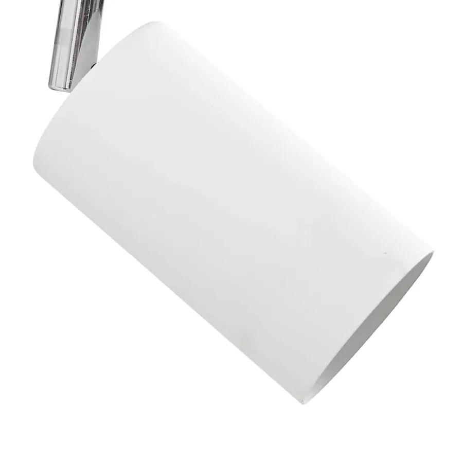 Spot de plafond avec des projecteurs Blanc 6 x 6 x 16 cm Métal - 10