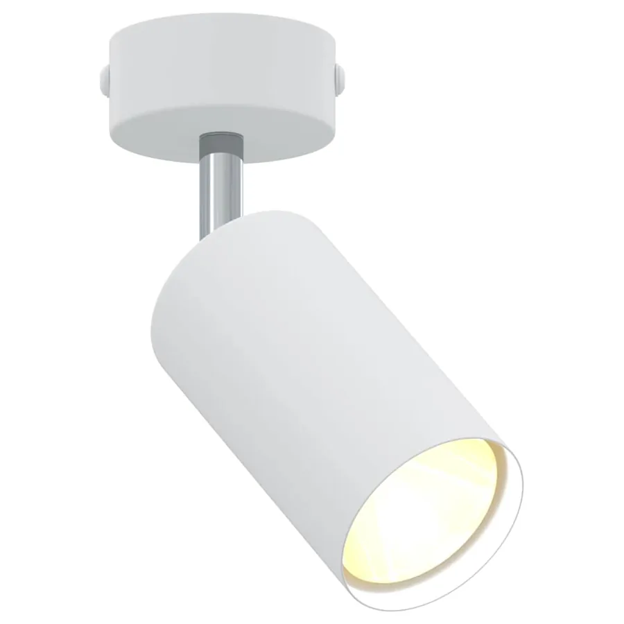 Spot de plafond avec des projecteurs Blanc 6 x 6 x 16 cm Métal - 11