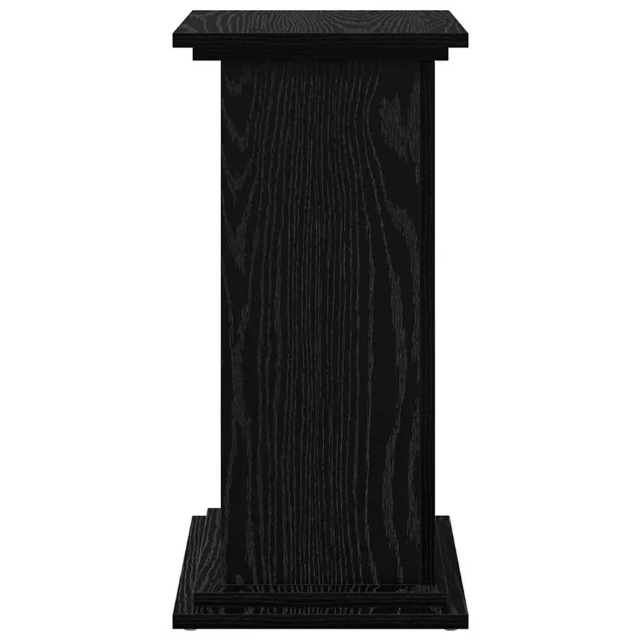Support d'affichage avec étagère Chêne noir 31 x 30 x 60 cm - 6