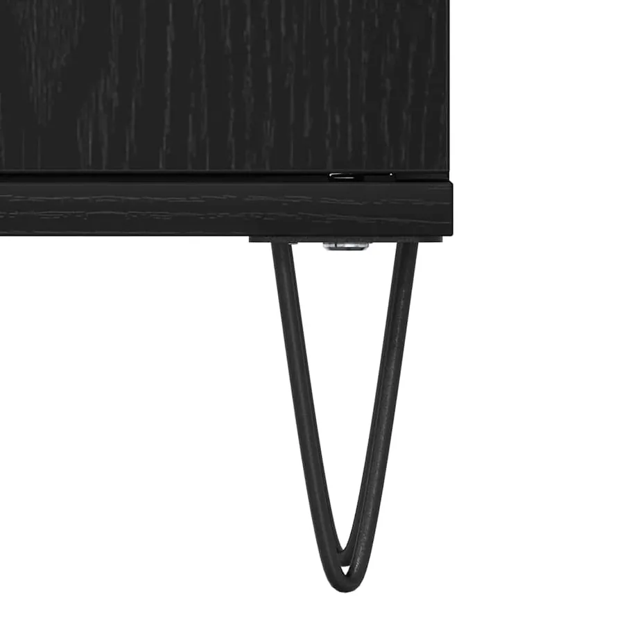 Ensemble de mobilier de salle de bain 3 pcs Chêne noir - 13