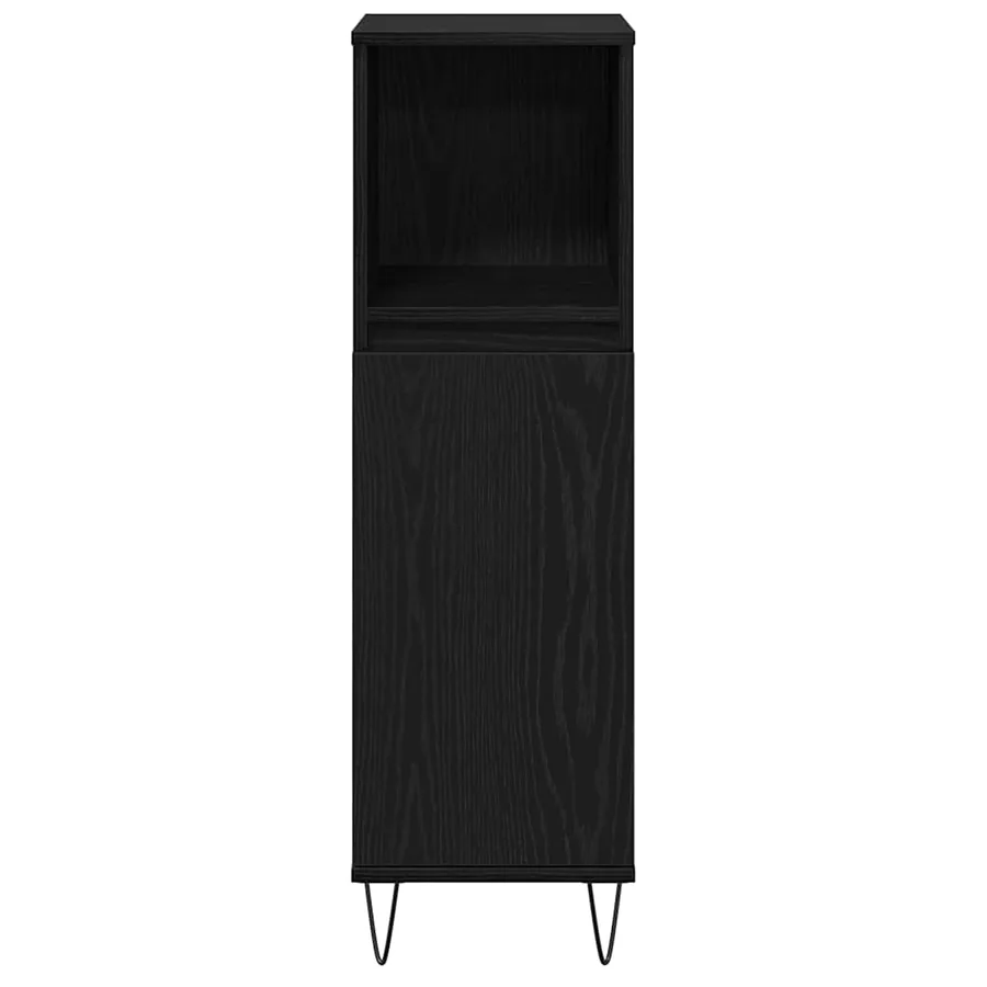 Ensemble de mobilier de salle de bain 3 pcs Chêne noir - 9