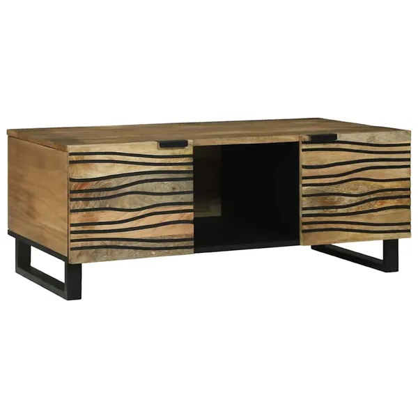 Table basse Naturel 100 x 54 x 40 cm Bois d'ingénierie