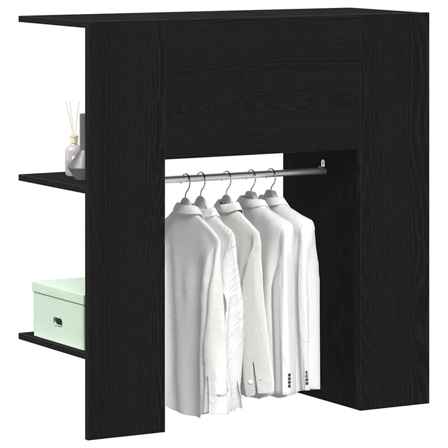 Meuble de couloir avec étagère Chêne noir 97,5 x 37 x 99 cm - 3