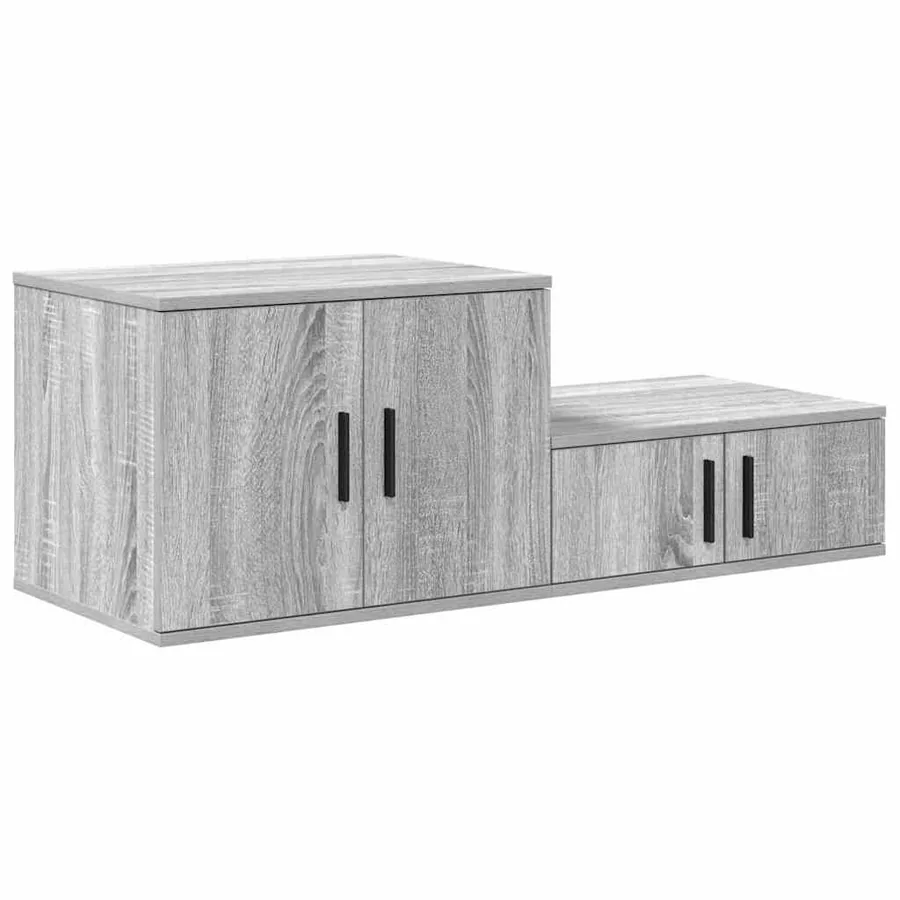 Armoire de rangement 2 pcs Gris Sonoma 108 x 41 x 40 cm - 5
