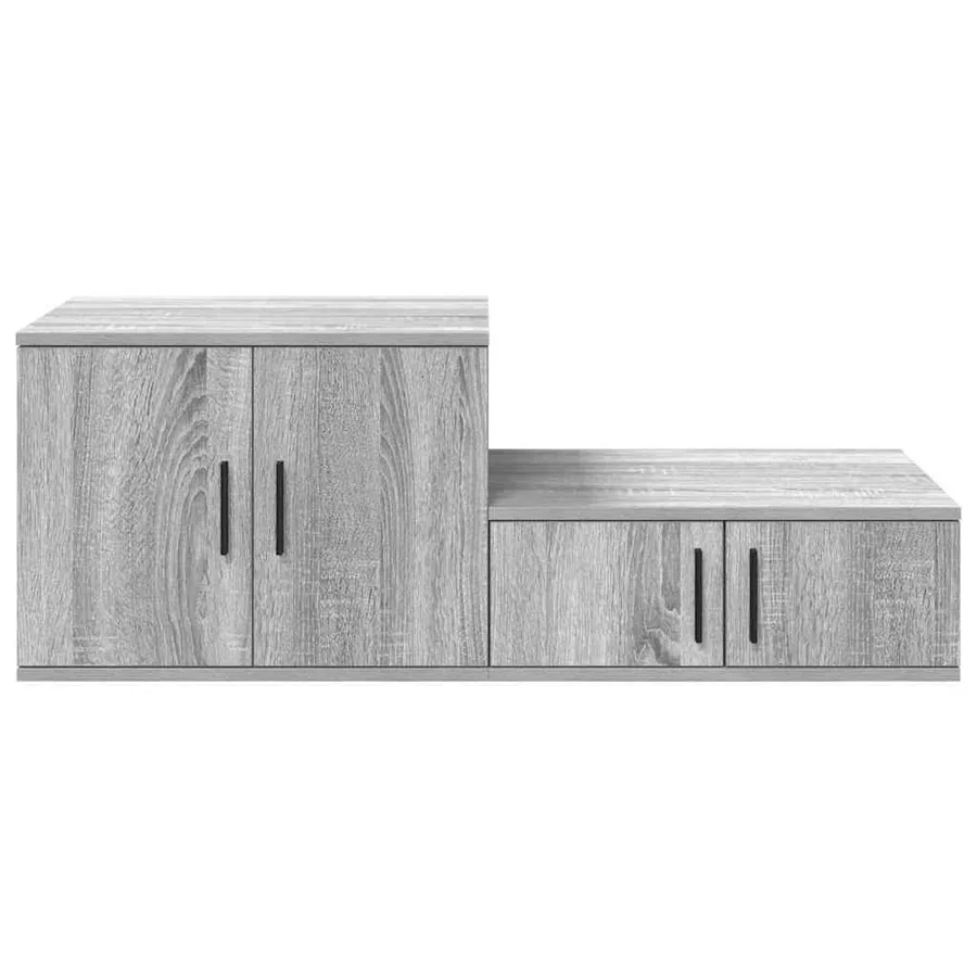 Armoire de rangement 2 pcs Gris Sonoma 108 x 41 x 40 cm - 7