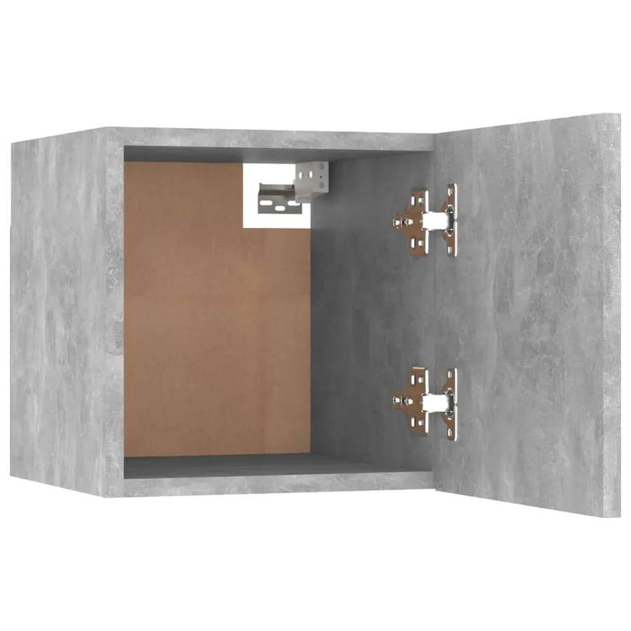 Ensemble de meubles TV 6 pcs Gris béton Bois d'ingénierie - 7