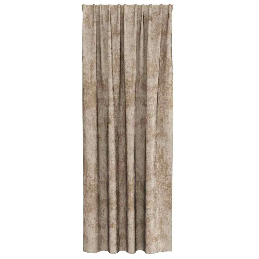Rideaux en velours 2 pcs Champagne 225 x 140 cm Velours - 4