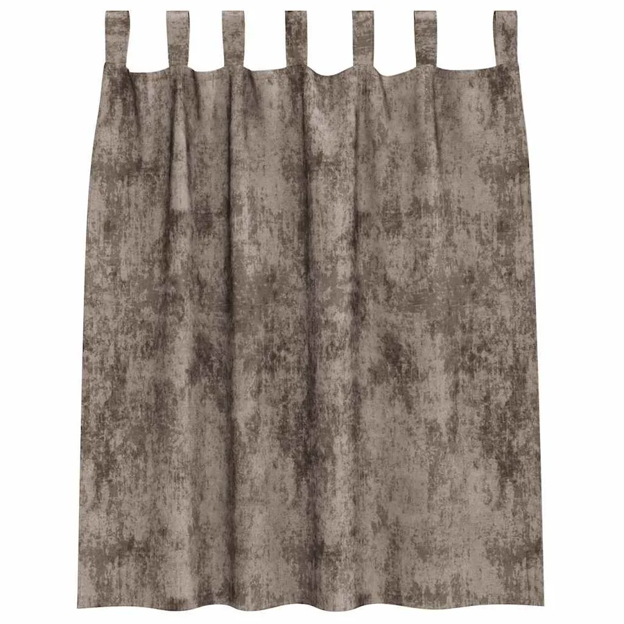 Rideaux en velours 2 pcs Cappuccino 140 x 140 cm Velours - 4