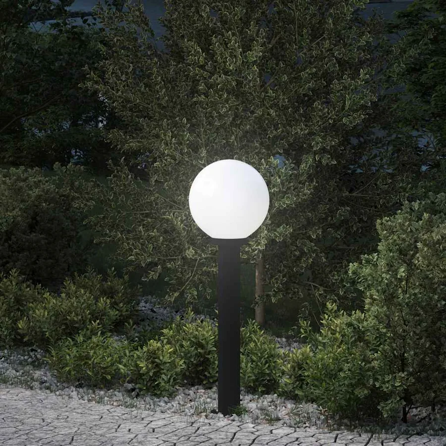 Borne lumineuse 80 cm noire IP44