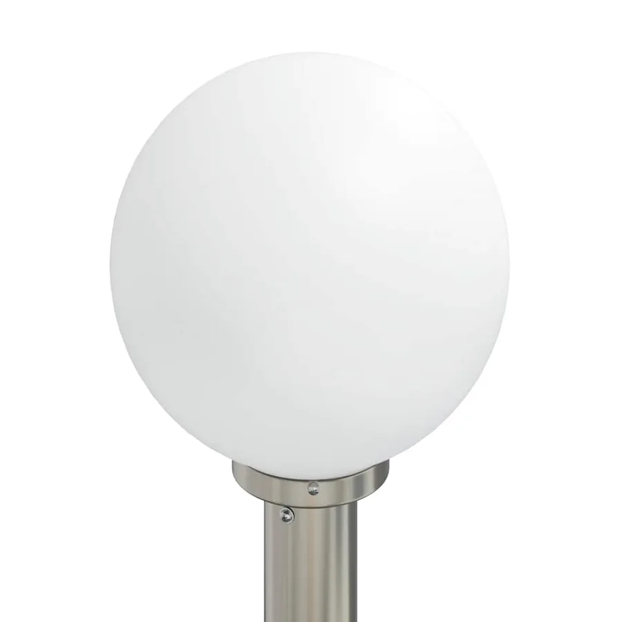 Bornes lumineuses lot de 3 80 cm acier inoxydable IP44 - 6
