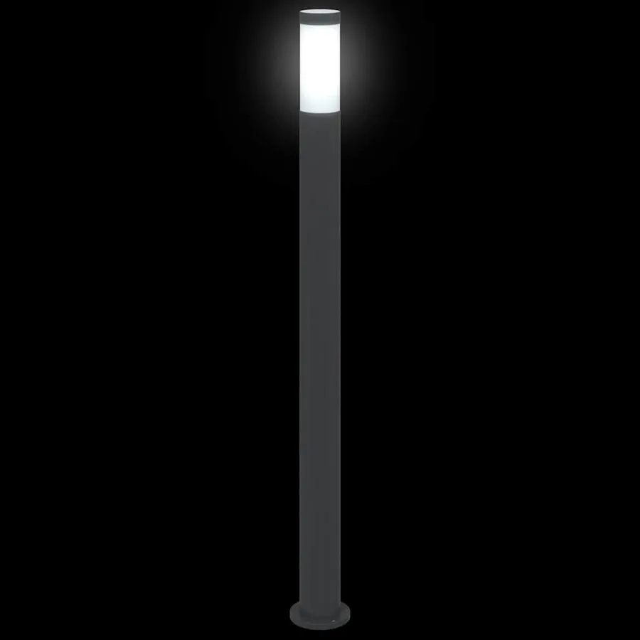 Borne lumineuse lot de 3 110 cm acier inoxydable IP44 - 5