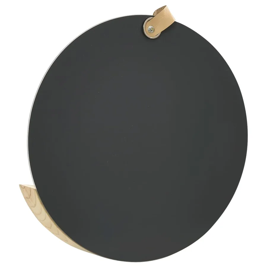 Miroir mural pin massif 35 cm - 4