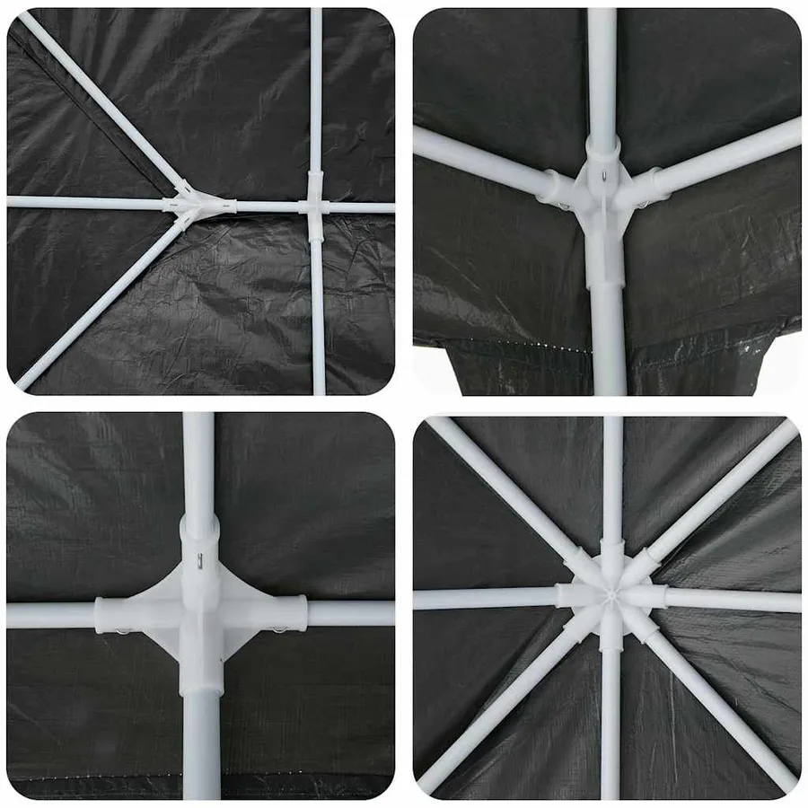 Tente de fête Anthracite 600 x 400 x 266 cm Polyéthylène - 6
