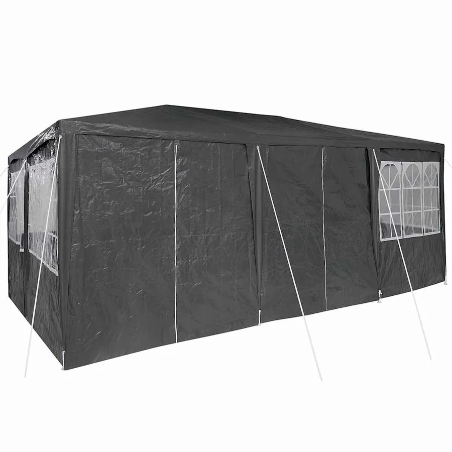 Tente de fête Anthracite 600 x 400 x 266 cm Polyéthylène - 9