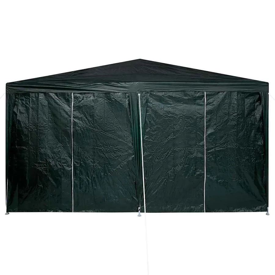 Tente de fête Vert 400 x 400 x 266 cm Polyéthylène - 8