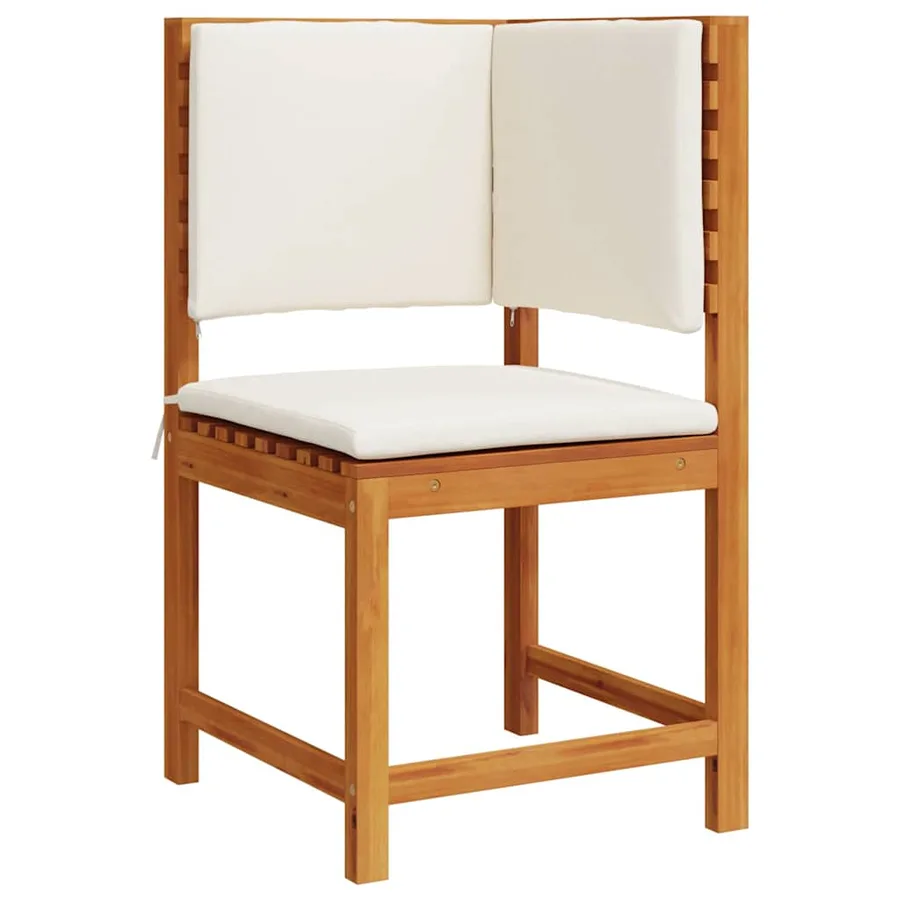 Chaise de jardin Marron 50 x 50 x 91cm Bois d'acacia massif - 2