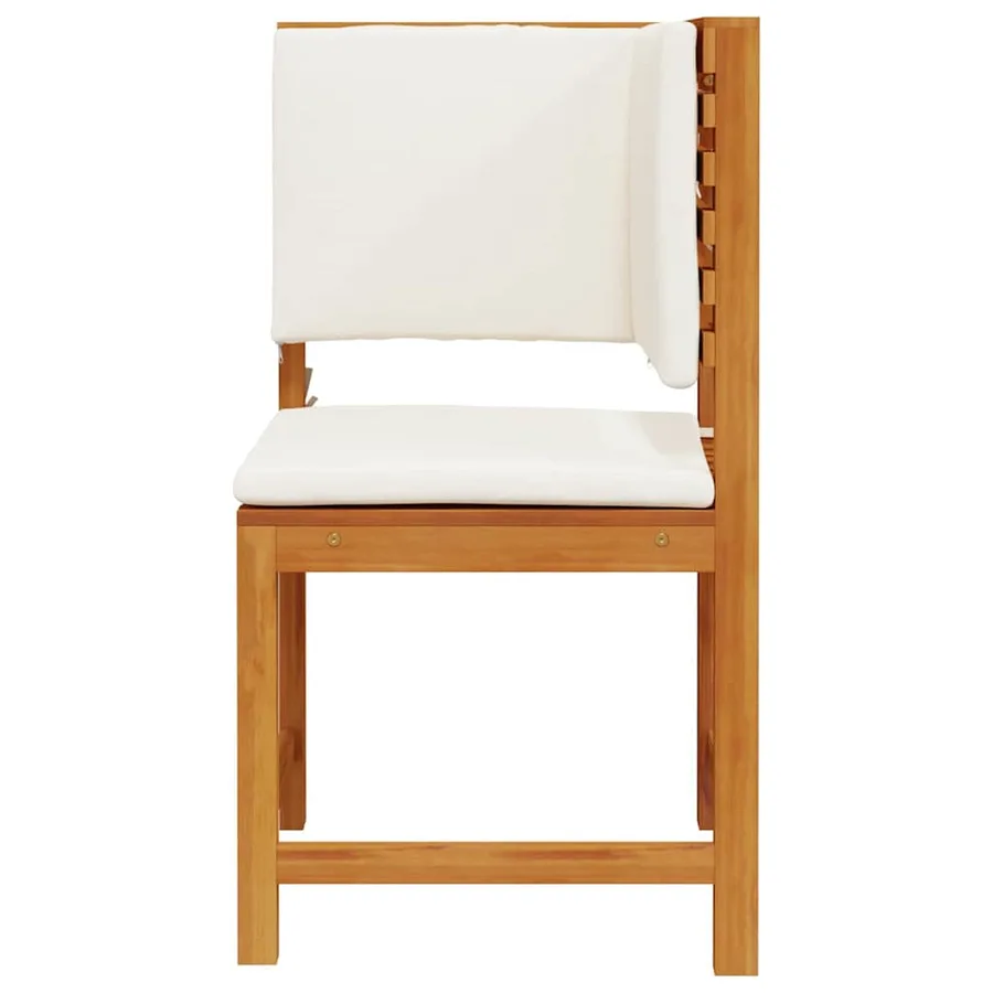 Chaise de jardin Marron 50 x 50 x 91cm Bois d'acacia massif - 4