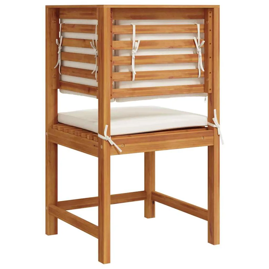 Chaise de jardin Marron 50 x 50 x 91cm Bois d'acacia massif - 6