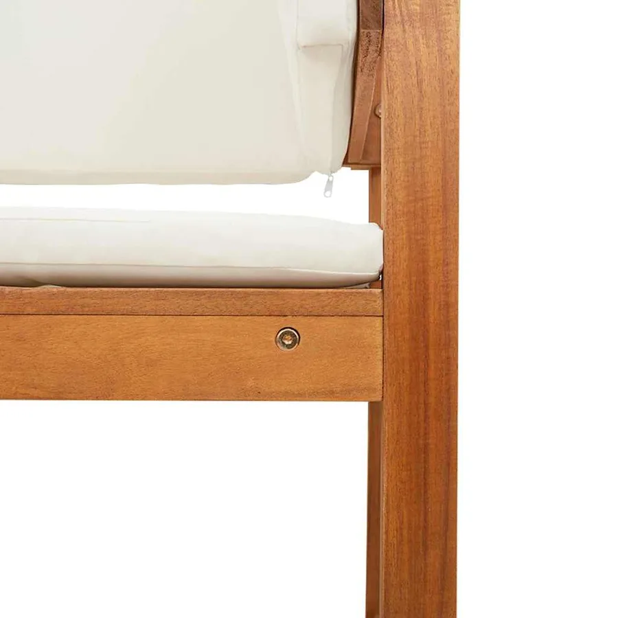 Chaise de jardin Marron 50 x 50 x 91cm Bois d'acacia massif - 7