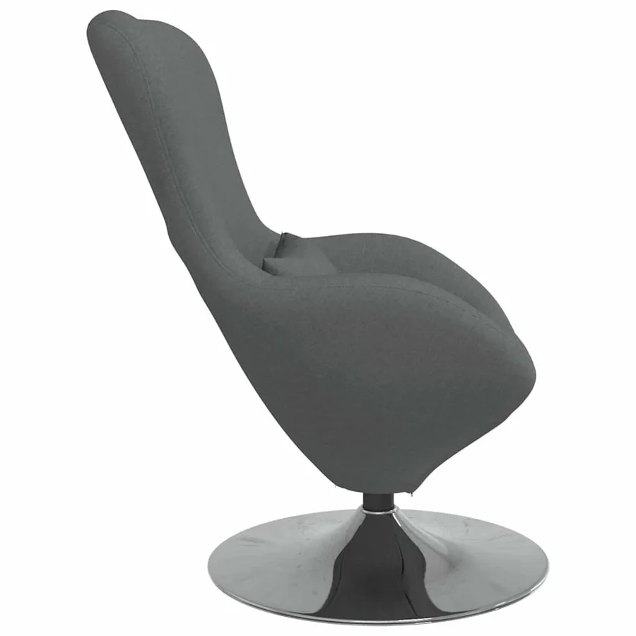 Fauteuil œuf Gris foncé 63 x 73 x 90 cm tissu - 5