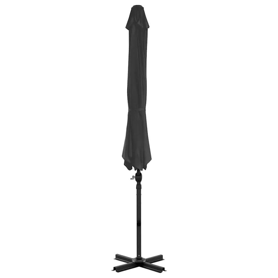 Parasol de jardin avec base portable anthracite - 3