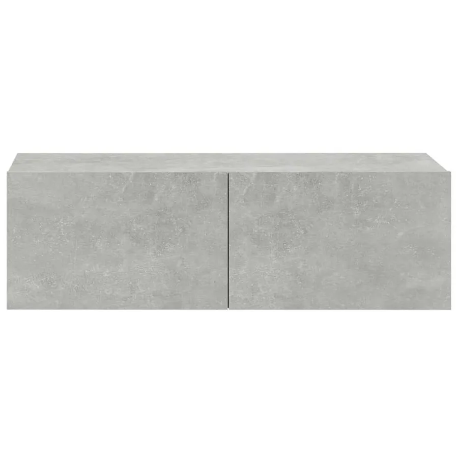 Meubles TV 2 pcs Gris béton 100x30x30 cm Bois d'ingénierie - 6