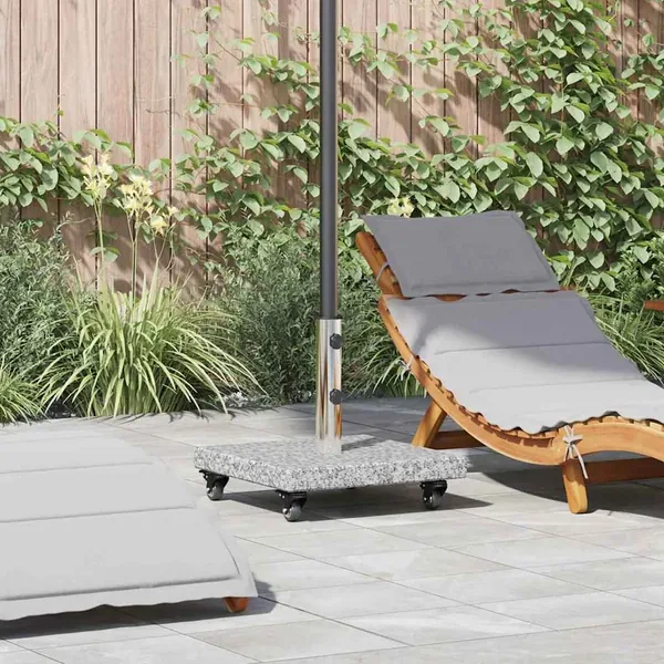 Pied de parasol 30kg Gris Granite Carré