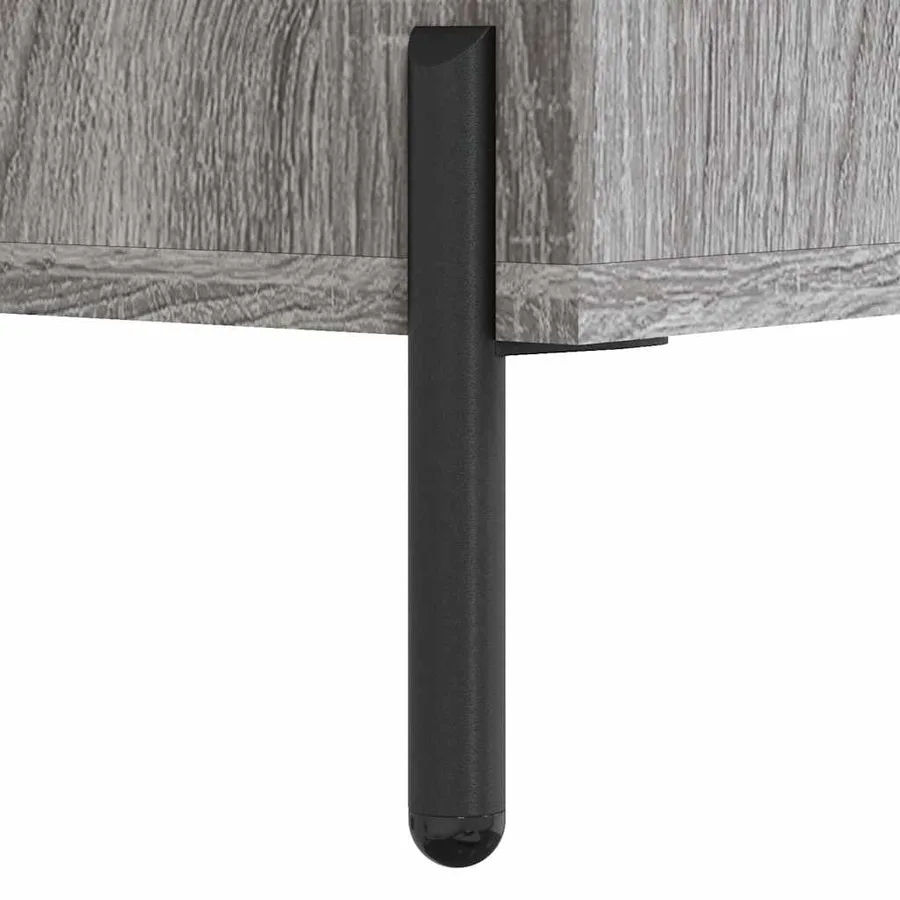 Buffet haut Sonoma gris 69,5x34x180 cm Bois d'ingénierie - 12