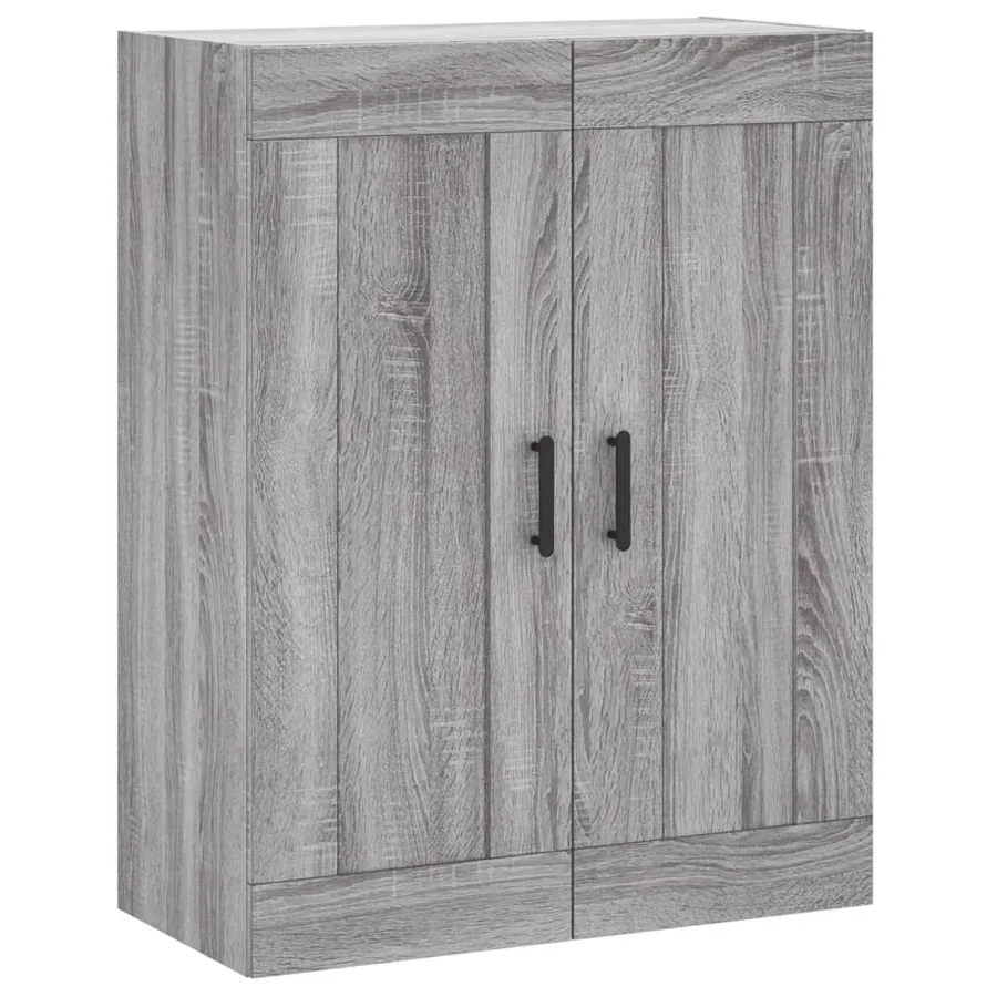 Buffet haut Sonoma gris 69,5x34x180 cm Bois d'ingénierie - 5