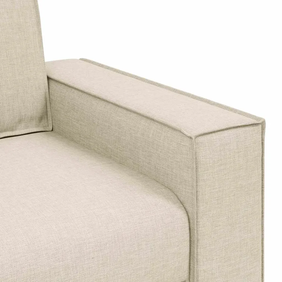 Ensemble de Canapés 3 pcs Beige 220 x 80 x 84 cm - 10