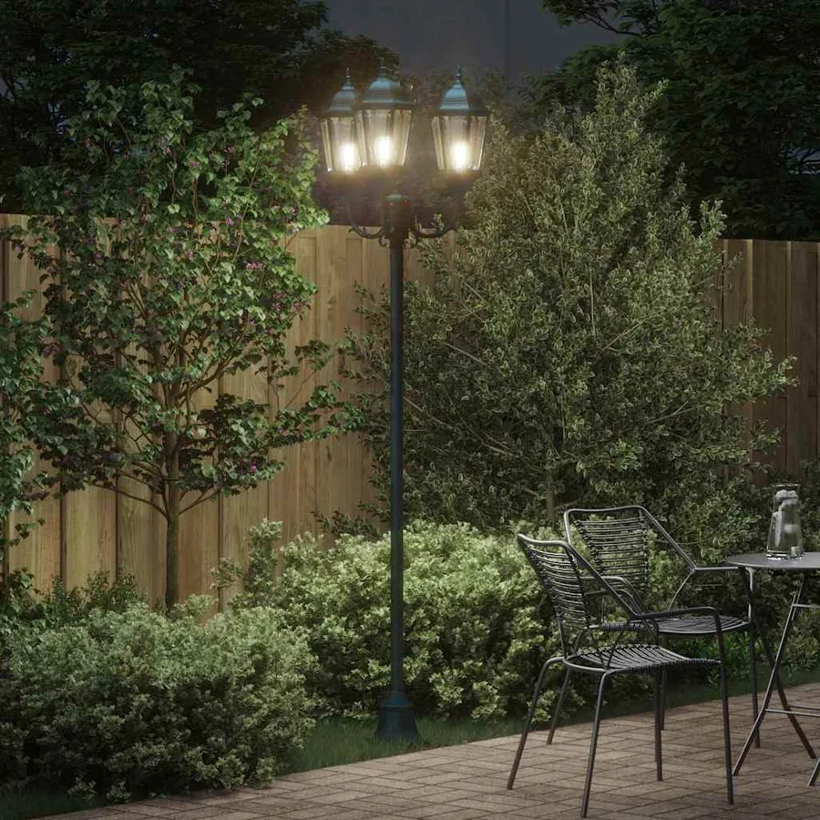 Lumière de jardin Vert vintage brossé 57 x 49 x 241 cm - 3