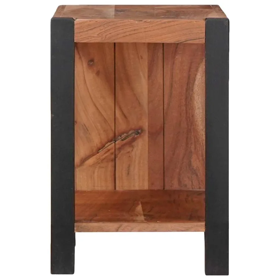 Étagère Marron 50 x 30 x 40 cm Bois d'Acacia Massif - 5