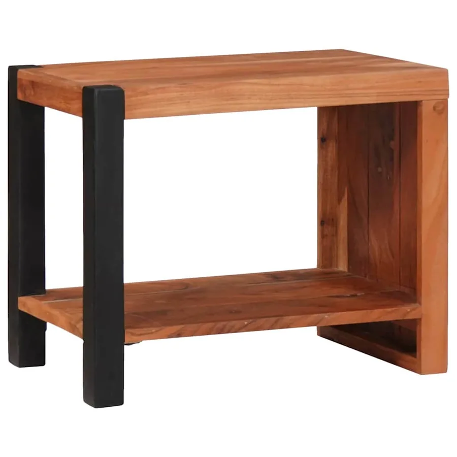 Étagère Marron 50 x 30 x 40 cm Bois d'Acacia Massif - 6