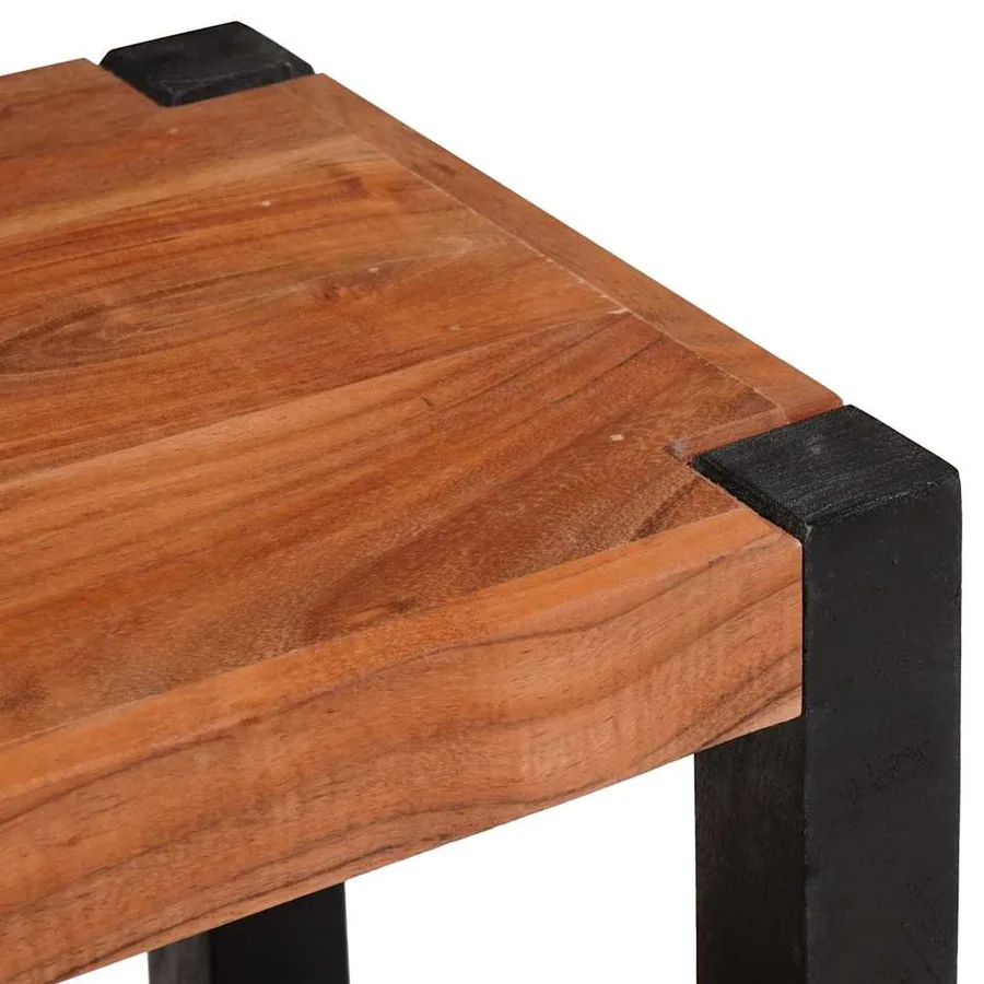 Étagère 3 pcs Marron 50 x 30 x 110 cm Bois d'Acacia Massif - 8