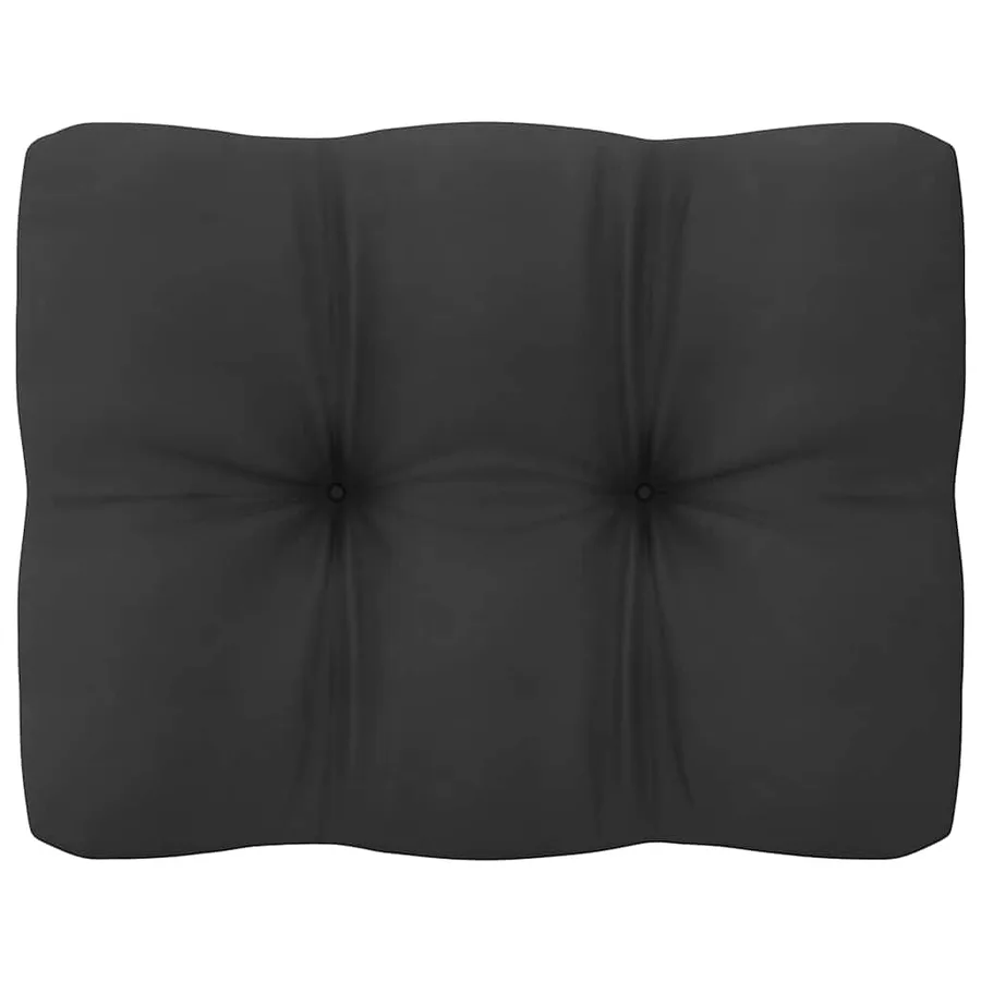 Salon de jardin 11 pcs avec coussins Blanc Bois de pin massif - 13
