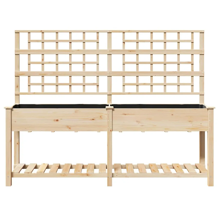 Cache-pot de jardin Beige 203,5 x 54 x 152,5 cm - 5