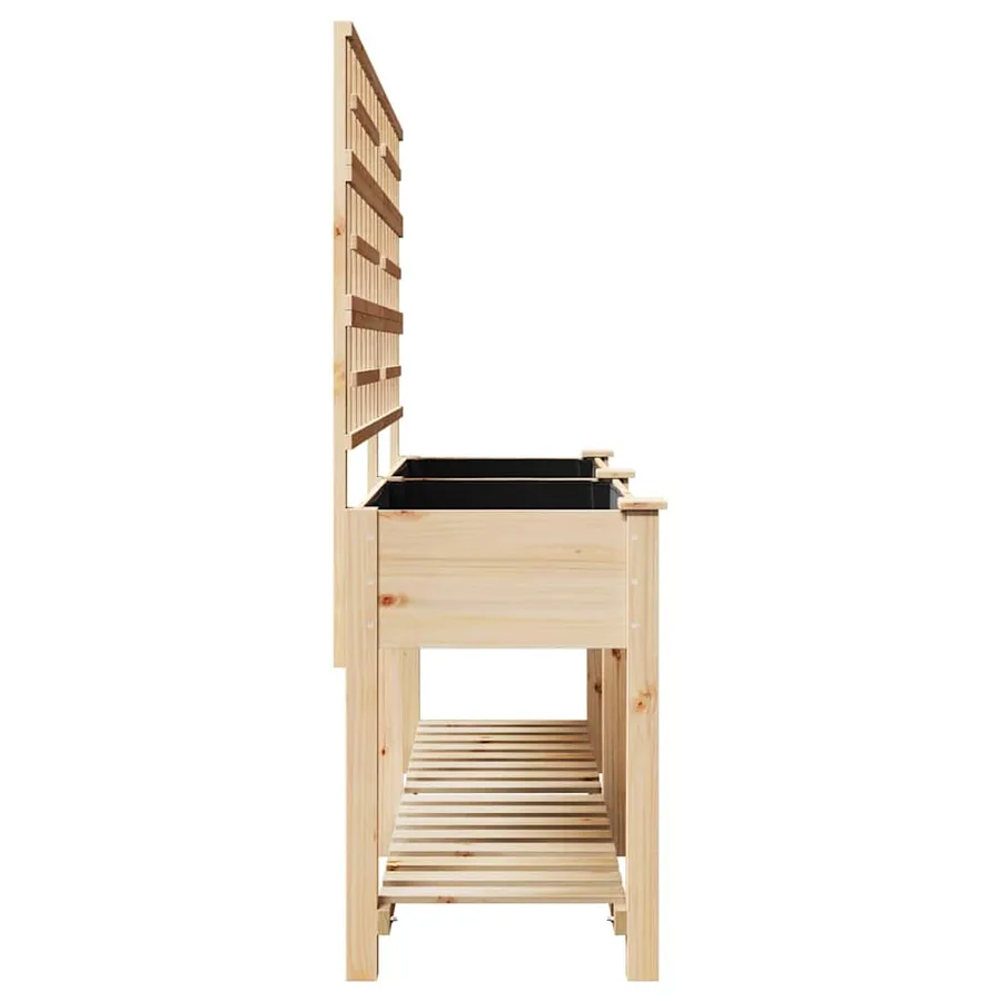 Cache-pot de jardin Beige 203,5 x 54 x 152,5 cm - 6