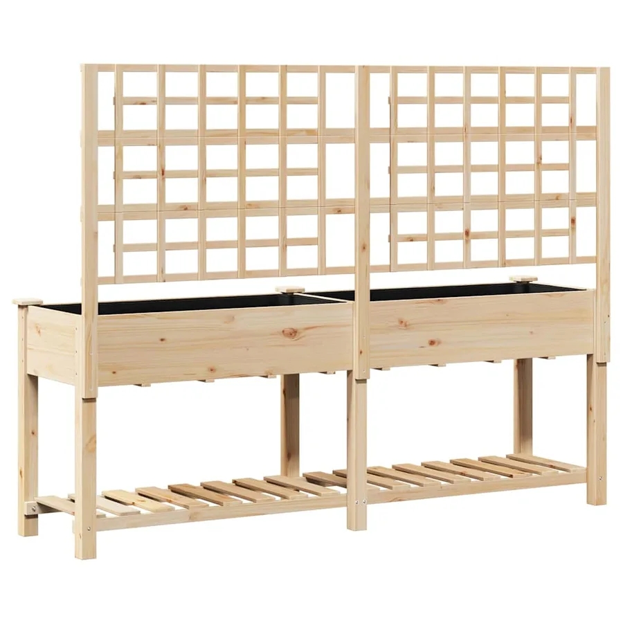 Cache-pot de jardin Beige 203,5 x 54 x 152,5 cm - 7