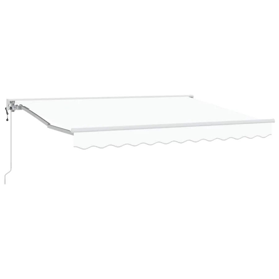 Cadre d'auvent Blanc 250 x 200 cm Polyester avec revêtement PU - 2